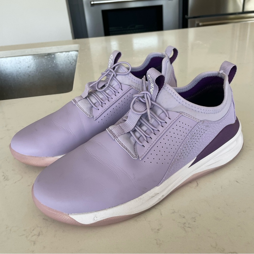 CLOVE Nurse tennis shoes 8.5 women’s / 7 men’s purple white / Clove Core Classic